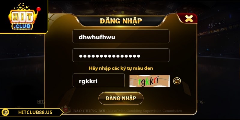 Đảm bảo điền đúng thông tin