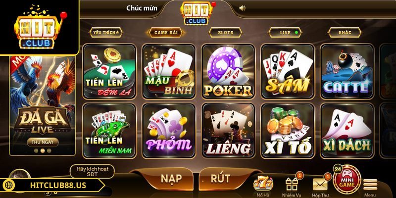 Game bài được xây dựng theo phong cách cạnh tranh chiến thuật