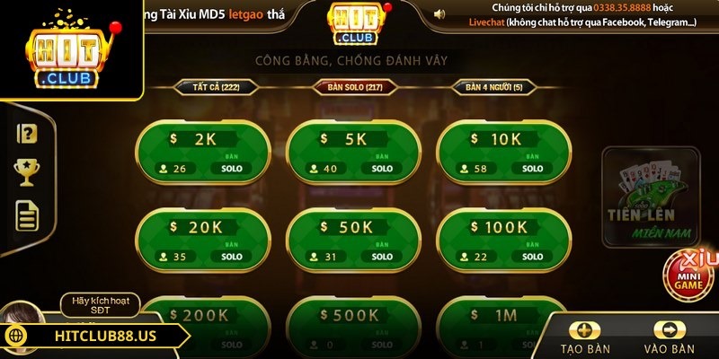 Tiến lên miền Nam hấp dẫn với lối chơi tinh tế